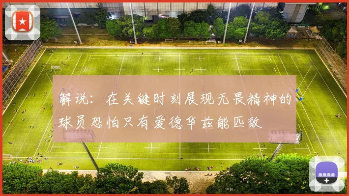 解说：在关键时刻展现无畏精神的球员恐怕只有爱德华兹能匹敌